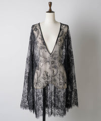 【予約開始待ち】2WAY総レースVネックオーバーTOPS