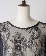 【予約開始待ち】2WAY総レースVネックオーバーTOPS