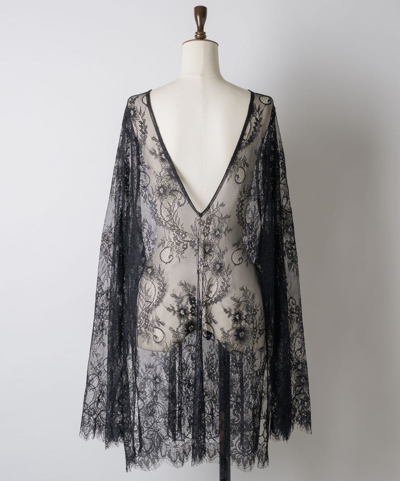 【予約開始待ち】2WAY総レースVネックオーバーTOPS