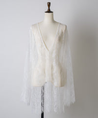 【予約開始待ち】2WAY総レースVネックオーバーTOPS