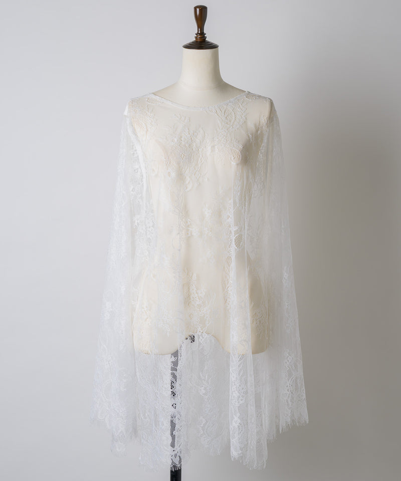 【予約開始待ち】2WAY総レースVネックオーバーTOPS