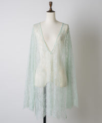 【予約開始待ち】2WAY総レースVネックオーバーTOPS