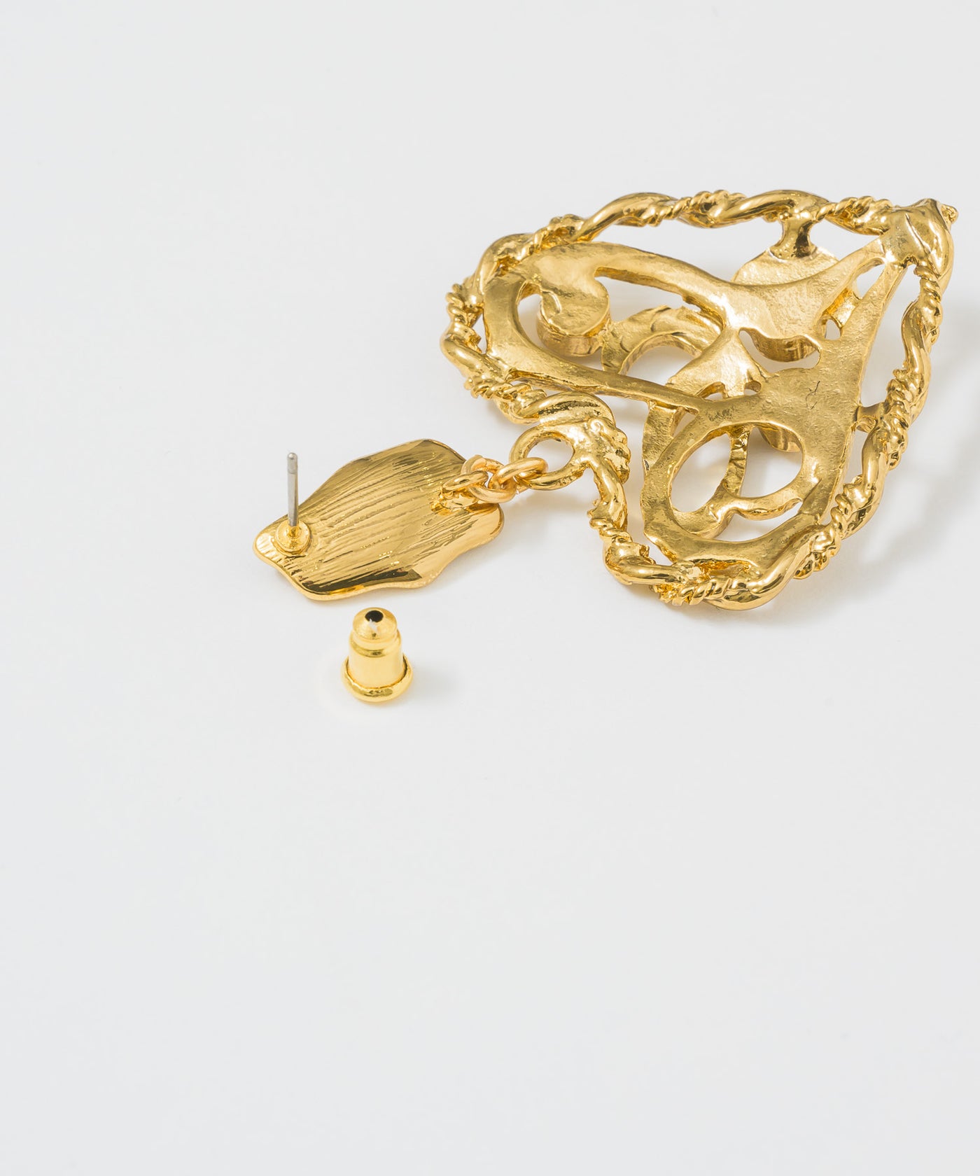 アンティーク ビンテージ 90s ♥︎ ハート ピアス ゴールド シルバー 美品 ジュエリー/アクセサリー ピアス ｜ MixTHINKS（ミックス