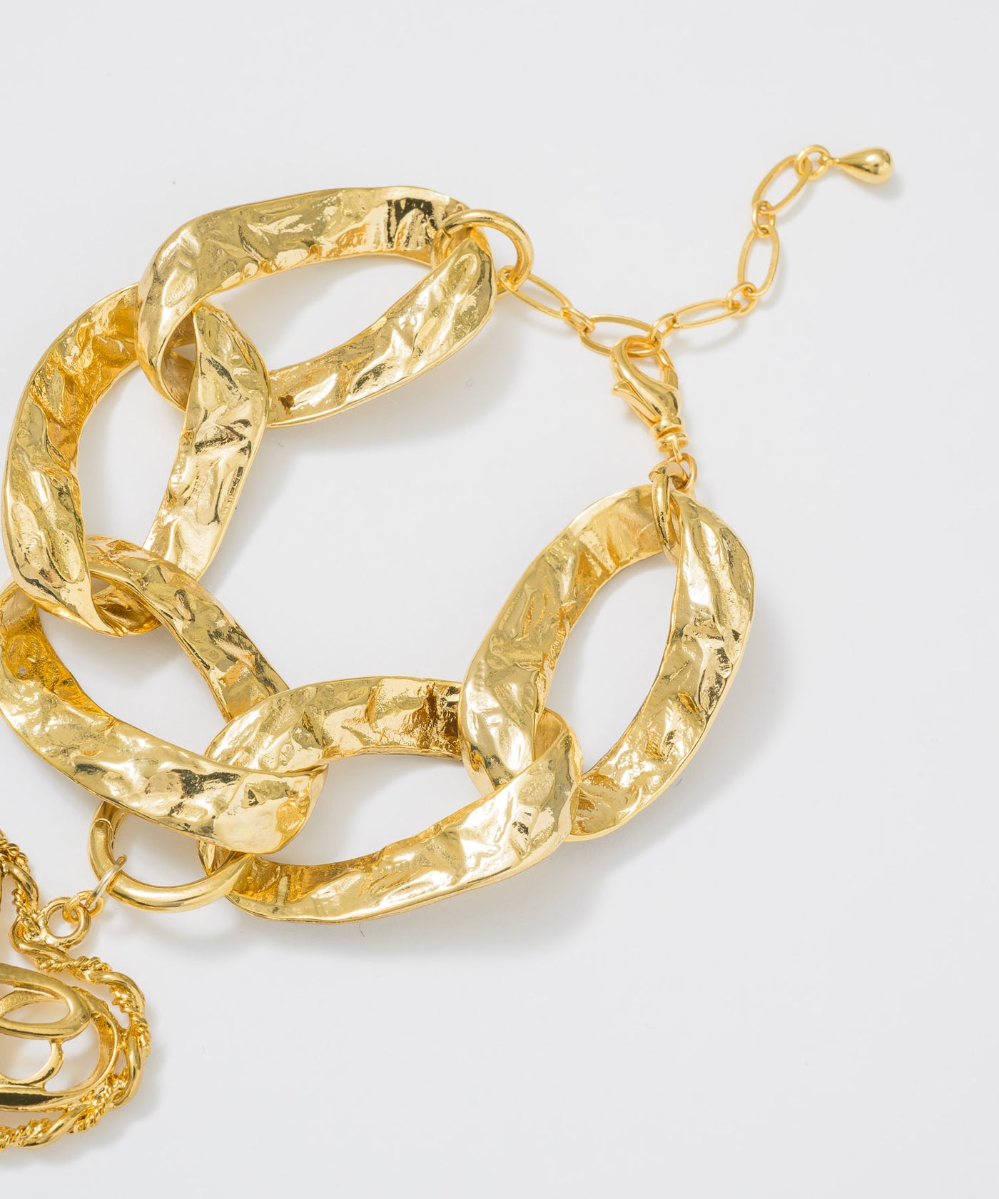 Vintage調BIGチェーンオリジナルハート2WAYブレスレット – LA BELLE