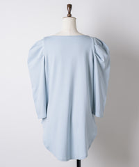 【予約開始待ち】ギャザーパフショートスリーブカットソー