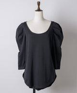 【予約開始待ち】ギャザーパフショートスリーブカットソー