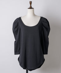 【予約開始待ち】ギャザーパフショートスリーブカットソー