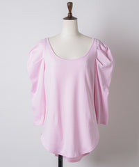 【予約開始待ち】ギャザーパフショートスリーブカットソー