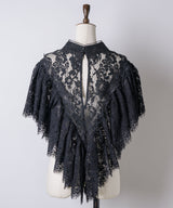 【予約開始待ち】2WAY vintage調モチーフレースつけ衿