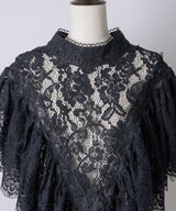 【予約開始待ち】2WAY vintage調モチーフレースつけ衿