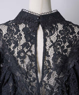 【予約開始待ち】2WAY vintage調モチーフレースつけ衿