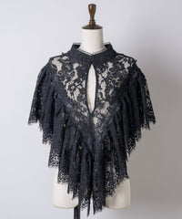 【予約開始待ち】2WAY vintage調モチーフレースつけ衿