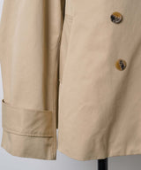 【予約開始待ち】カーブスリーブボウタイリボンショートトレンチ