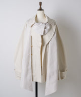 【予約開始待ち】カーブスリーブボウタイリボンショートトレンチ