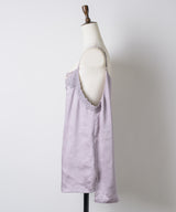 【予約開始待ち】レースモチーフマットサテンキャミ