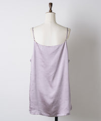 【予約開始待ち】レースモチーフマットサテンキャミ