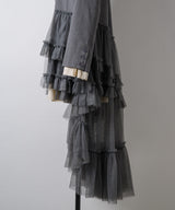 【予約開始待ち】アシンメトリーチュールドッキングテーラードJK