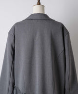 【予約開始待ち】アシンメトリーチュールドッキングテーラードJK