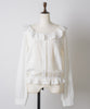 【GIUNON】pintuck frill collar blouse / ピンタックフリルカラーブラウス