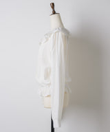 【GIUNON】pintuck frill collar blouse / ピンタックフリルカラーブラウス