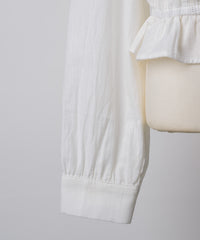 【GIUNON】pintuck frill collar blouse / ピンタックフリルカラーブラウス