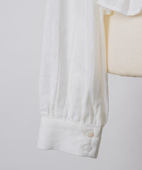 【GIUNON】pintuck frill collar blouse / ピンタックフリルカラーブラウス