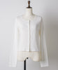 【GIUNON】eyelet scallop soft cardigan / アイレットスカラップソフトカーディガン