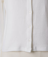 【GIUNON】eyelet scallop soft cardigan / アイレットスカラップソフトカーディガン