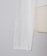 【GIUNON】eyelet scallop soft cardigan / アイレットスカラップソフトカーディガン