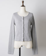 【GIUNON】eyelet scallop soft cardigan / アイレットスカラップソフトカーディガン