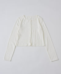 【GIUNON】eyelet scallop soft cardigan / アイレットスカラップソフトカーディガン