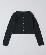 【GIUNON】eyelet scallop soft cardigan / アイレットスカラップソフトカーディガン