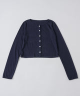 【GIUNON】eyelet scallop soft cardigan / アイレットスカラップソフトカーディガン