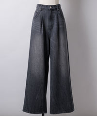 【yae】Super wide mens like denim