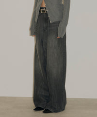 【yae】Super wide mens like denim