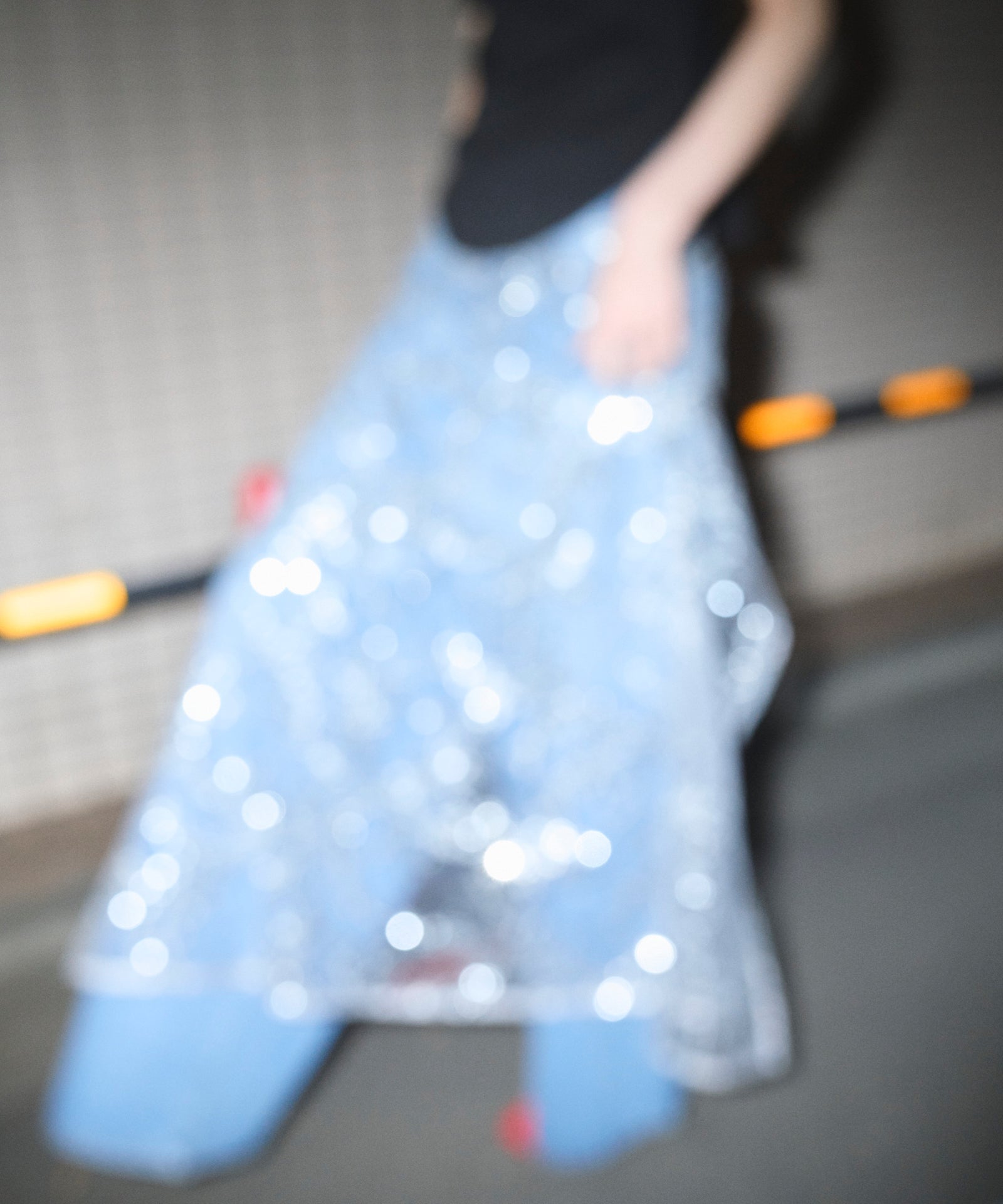 yae】Flower spangle wrap skirt/フラワースパンコールラップ