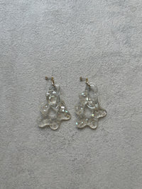 【HEY! Mrs ROSE】FLOWER＆RINGピアス