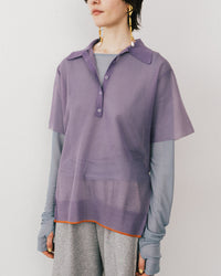 【予約10%OFF】シアーポロシャツ