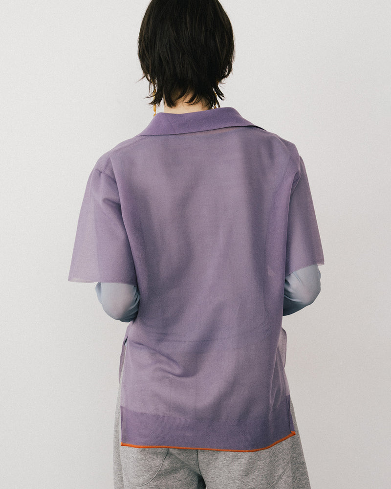 【予約10%OFF】シアーポロシャツ