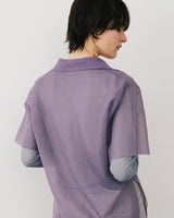 【予約10%OFF】シアーポロシャツ