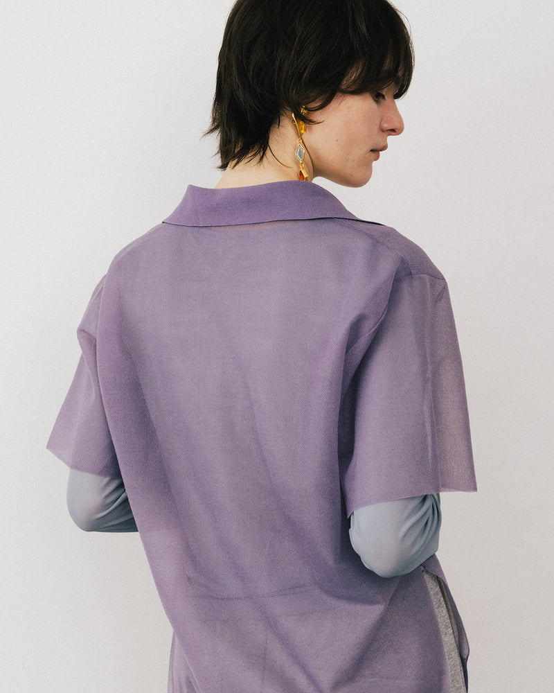 【予約10%OFF】シアーポロシャツ
