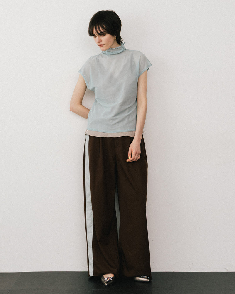 【予約10%OFF】アシメサイドラインデザインパンツ