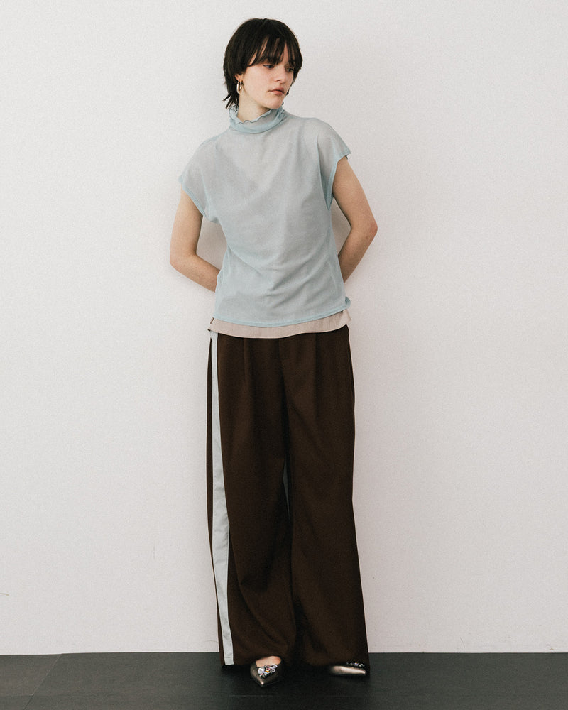 【予約10%OFF】アシメサイドラインデザインパンツ