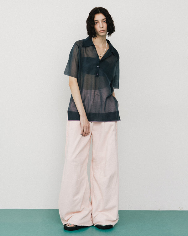 【予約10%OFF】シアーポロシャツ