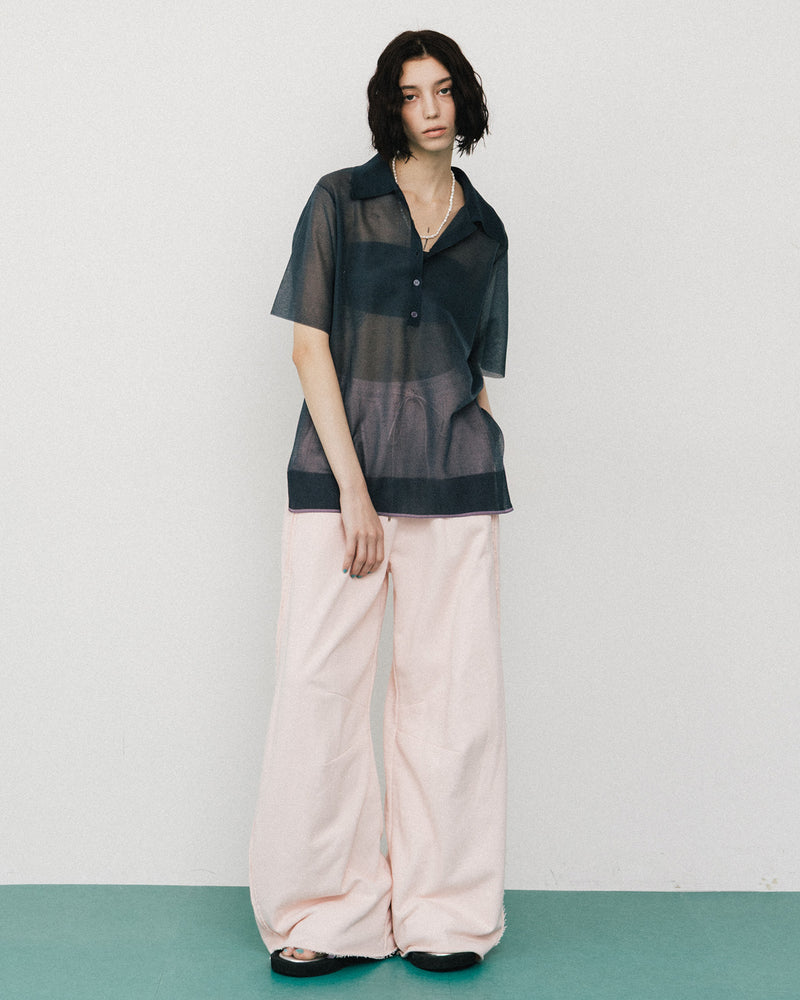 【予約10%OFF】シアーポロシャツ