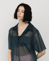 【予約10%OFF】シアーポロシャツ