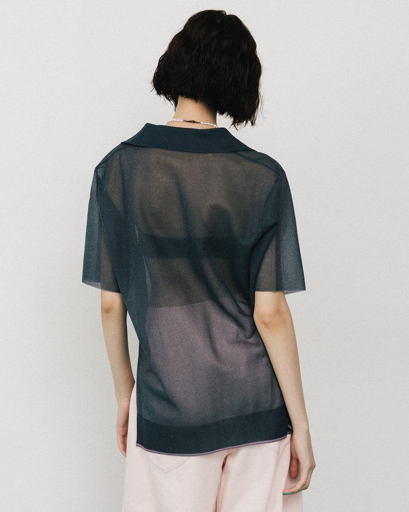 【予約10%OFF】シアーポロシャツ