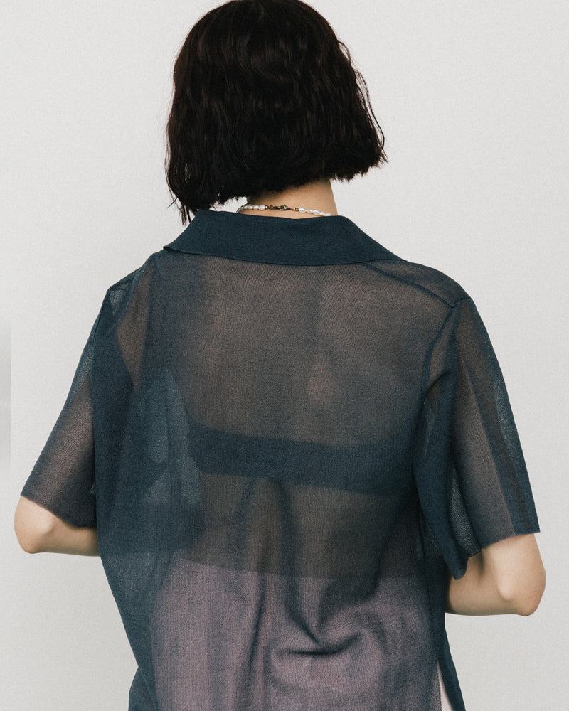 【予約10%OFF】シアーポロシャツ