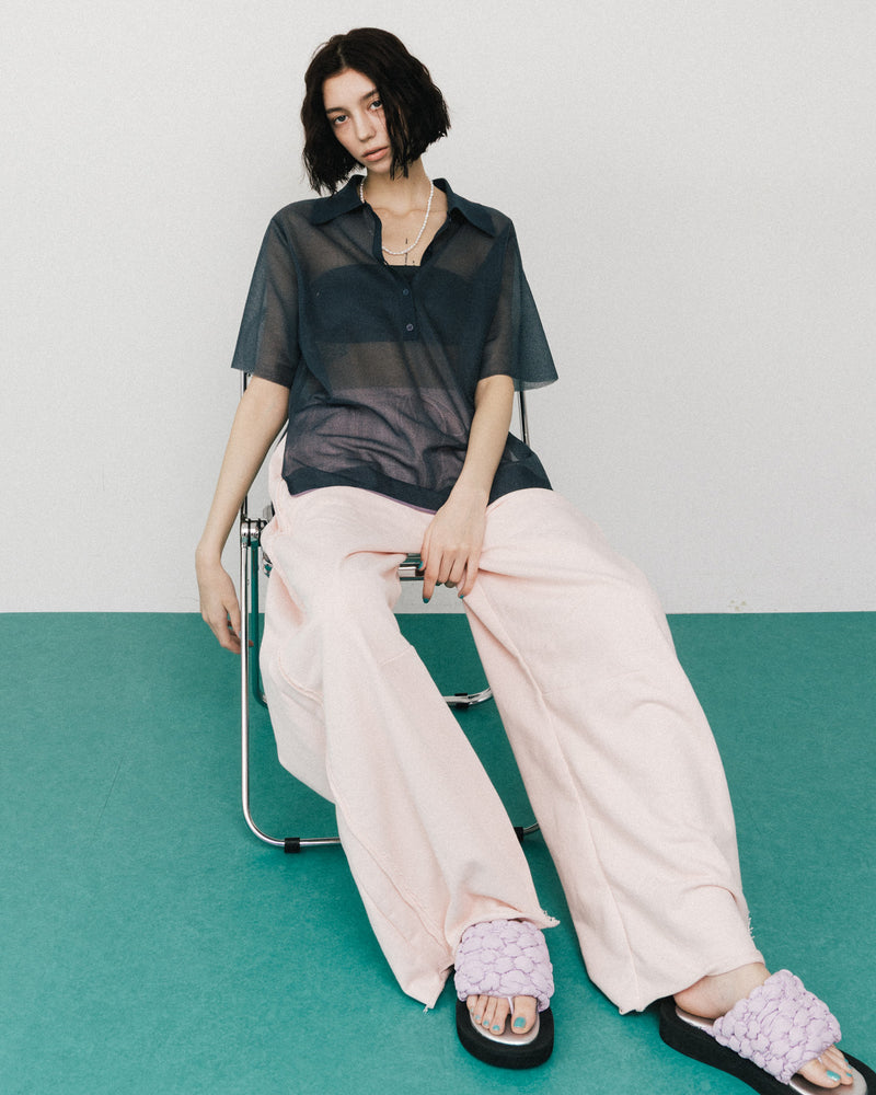 【予約10%OFF】シアーポロシャツ