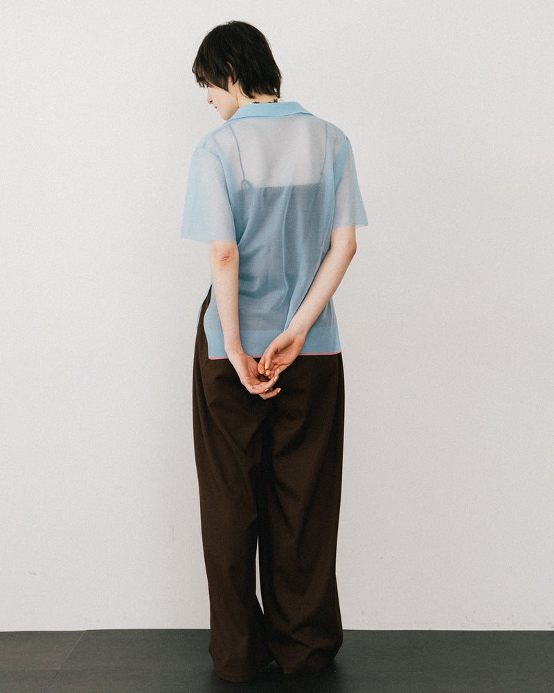 【予約10%OFF】シアーポロシャツ